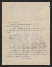 Letter to Mabel T. Boardman, October 13, 1908