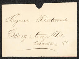 Civil War Draft Card for Cyrus Fleetwood, 1864