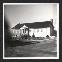 Buttonwood School, exterior view, New Castle, March 3, 1939