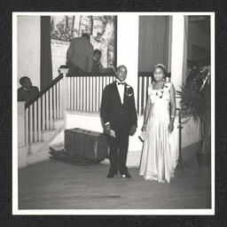 Charity Ball, couple poses, May, 1939