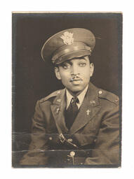 Portrait of Father Oscar Elliot Holder in Uniform, November 9, 1946